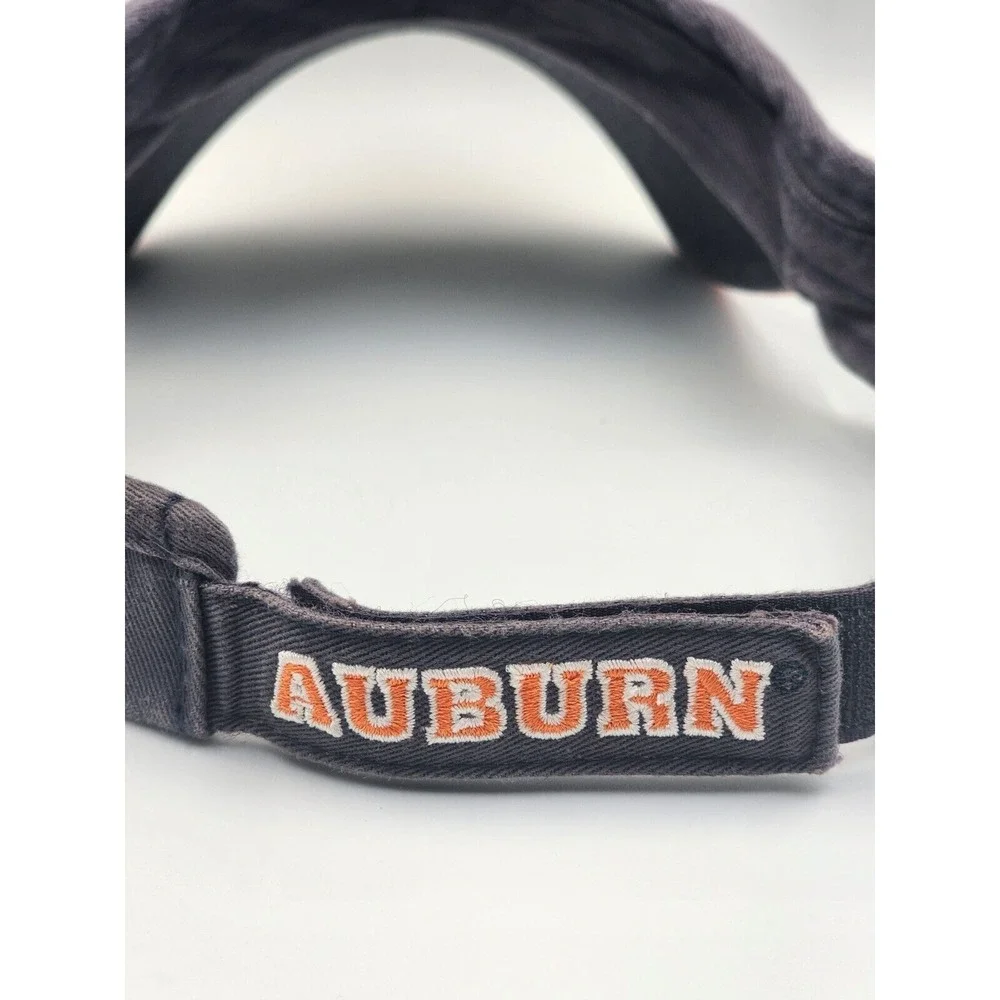 Vintage Auburn University Tigers Visor Hat NCAA‎ Sports Cap Blue